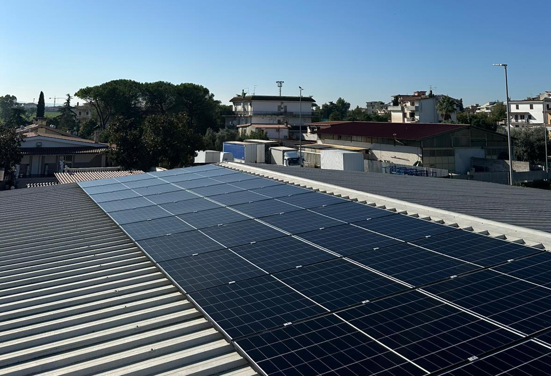 Impianto Fotovoltaico da 27 KW presso importante azienda di Colle del Sole (Roma)